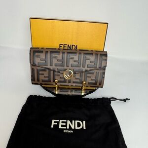 Authentic Fendi Continental Wallet